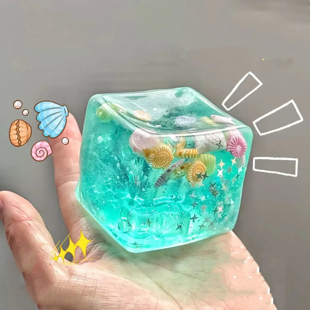 Adult Squishy Ocean Stress Balls Autism Sensory Toys for Stress And Anxiety Relief Maltose Water Ball Fidget Toys Bulk Gift